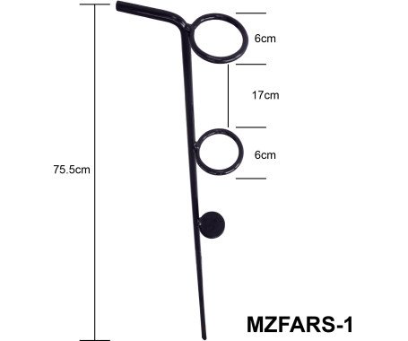 AQUA MARINE - Iron Rod Stand (Black)
